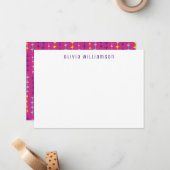 De Correspondance Carte Géométrique Flèche rose (Devant/Arrière en situation)