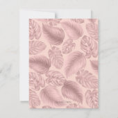 De Correspondance Carte Géométrique Pink Tropical (Dos)