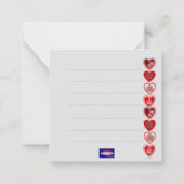De Correspondance Carte Heureuse Sainte-Valentin Note : (Dos)