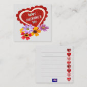 De Correspondance Carte Heureuse Sainte-Valentin Note : (Devant / Derrière)