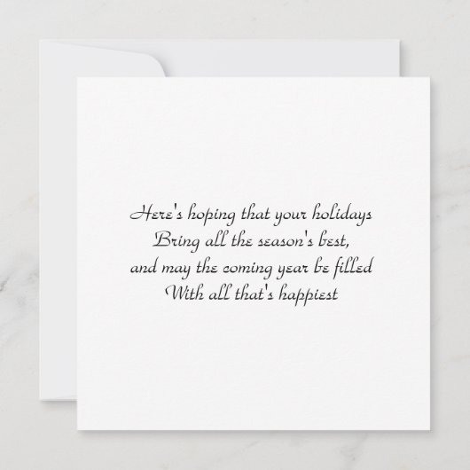 De Correspondance Carte Joyeuse Christmas Flat (Dos)