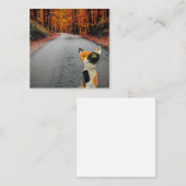 De Correspondance Carte Kitty Automne (Devant / Derrière)