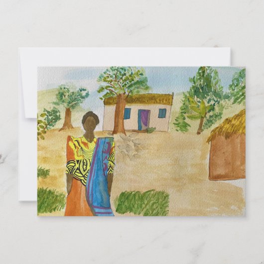 De Correspondance Carte "Kyeeya Woman" (Devant)