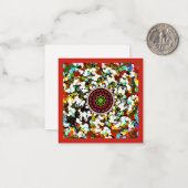 De Correspondance Carte Mah Jongg Mistletoe (Devant/Arrière en situation)