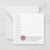 De Correspondance Carte Mah Jongg Tiger (Dos)