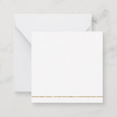 De Correspondance Carte Merci plat (Dos)