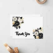 De Correspondance Carte Merci plat (Devant/Arrière en situation)