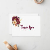 De Correspondance Carte Merci plat (Devant/Arrière en situation)