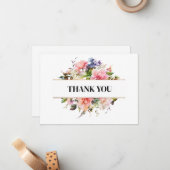 De Correspondance Carte Merci plat (Devant/Arrière en situation)