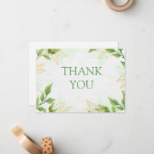 De Correspondance Carte Merci plat (Devant/Arrière en situation)