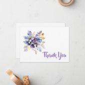 De Correspondance Carte Merci plat (Devant/Arrière en situation)