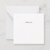 De Correspondance Carte Mini Merci Bumble Bee (Dos)