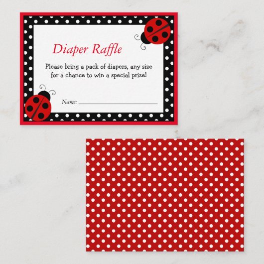 De Correspondance Carte Mini Note Merci Ladybug (Devant / Derrière)