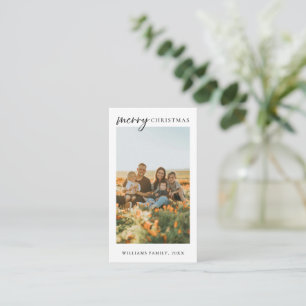 De Correspondance Carte moderne Joyeux Noël Photo Mini Jour