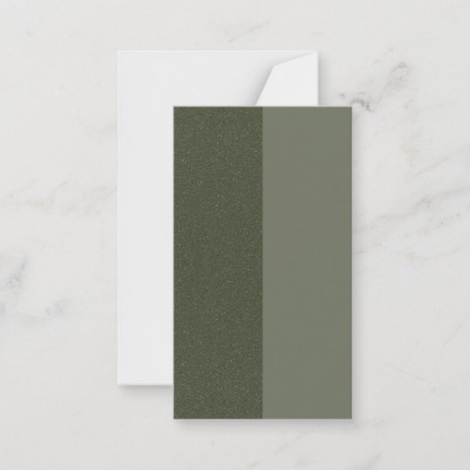 De Correspondance Carte moderne Moss Green Split Flat - Personnalisa (Devant)