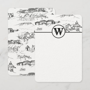 De Correspondance Carte Monogram Chattanooga Toile