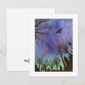 De Correspondance Carte Mystic Twilight (Devant / Derrière)