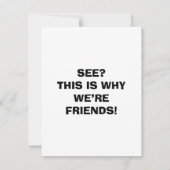 De Correspondance Carte "Ne regardez pas" (Dos)