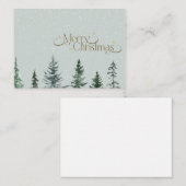 De Correspondance carte noël (Devant / Derrière)