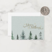 De Correspondance carte noël (Devant/Arrière en situation)