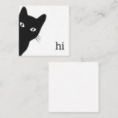 De Correspondance Carte Noire Cat Note (Vierge à l'intérieur) (Devant / Derrière)