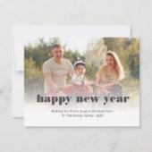 De Correspondance Carte Nouvel An Personnalisée (Devant)