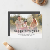 De Correspondance Carte Nouvel An Personnalisée (Devant/Arrière en situation)