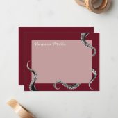 De Correspondance Carte octopus Red Note (Devant/Arrière en situation)