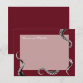 De Correspondance Carte octopus Red Note (Devant / Derrière)