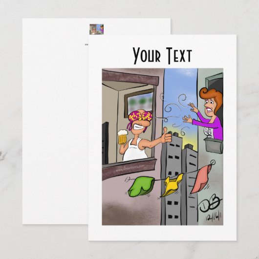 De Correspondance Carte Oops Flat Note (Devant / Derrière)