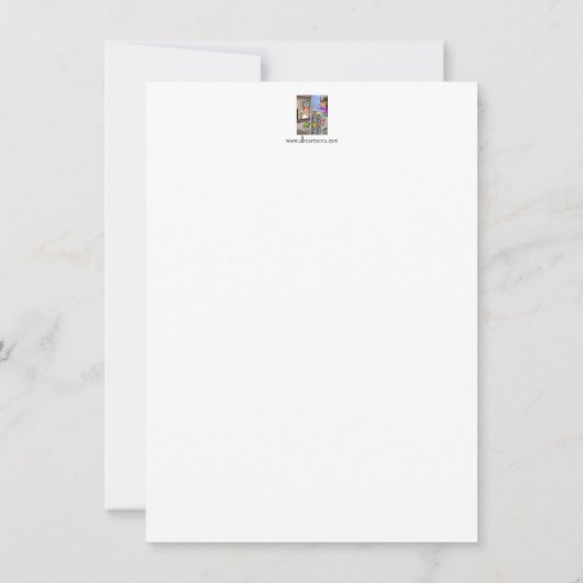 De Correspondance Carte Oops Flat Note (Dos)