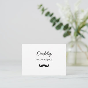 De Correspondance Carte Papa Moustache Plate   Cadeau Fête des Pères