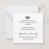 De Correspondance Carte Paskong Pinoy Maligayang Pasko (Dos)