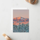 De Correspondance Carte Pastel Pikes Peak sur mesure (Devant/Arrière en situation)