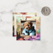 De Correspondance Carte photo florale spéciale (Devant/Arrière en situation)