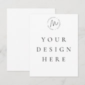 De Correspondance Carte plat 5,5 x 4,25 (Devant / Derrière)