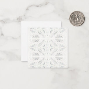 De Correspondance Carte plat Carré BATTENBURG LACE 2,5 pouces
