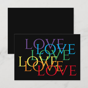 De Correspondance Carte plat RAINBOUR LOVE II 3.5x5