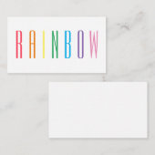 De Correspondance Carte plat RAINBOW 3,5x2 (Devant / Derrière)