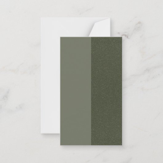 De Correspondance Carte Plat Texturée Split Moss Green - Personnalis (Devant)