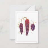 De Correspondance Carte plate CHILI PEPPERS 2,5x3,5 (Devant)