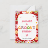 De Correspondance Carte plate groovy Friend pour la Saint-Valentin e (Devant)