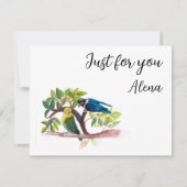 De Correspondance Carte plate Love birds (Devant)