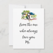 De Correspondance Carte plate Love birds (Dos)