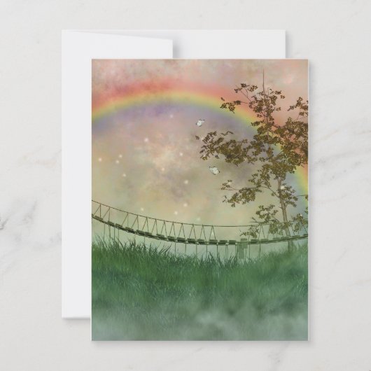 De Correspondance Carte plate Rainbow Bridge avec enveloppe (Devant)