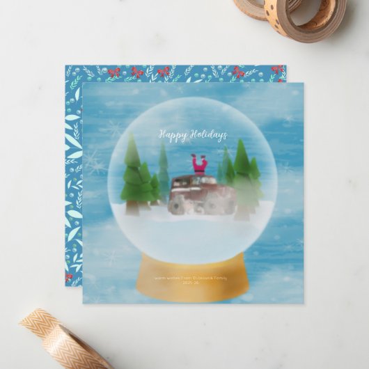 De Correspondance Carte plate sans enveloppe (Devant/Arrière en situation)