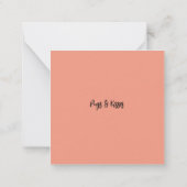 De Correspondance Carte plate simple (Dos)