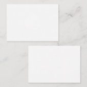 De Correspondance Carte plate simple (Devant / Derrière)