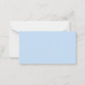 De Correspondance Carte plate simple (Dos)