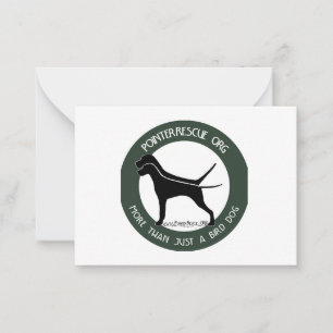 De Correspondance Carte PointerRescue Org Flat Note